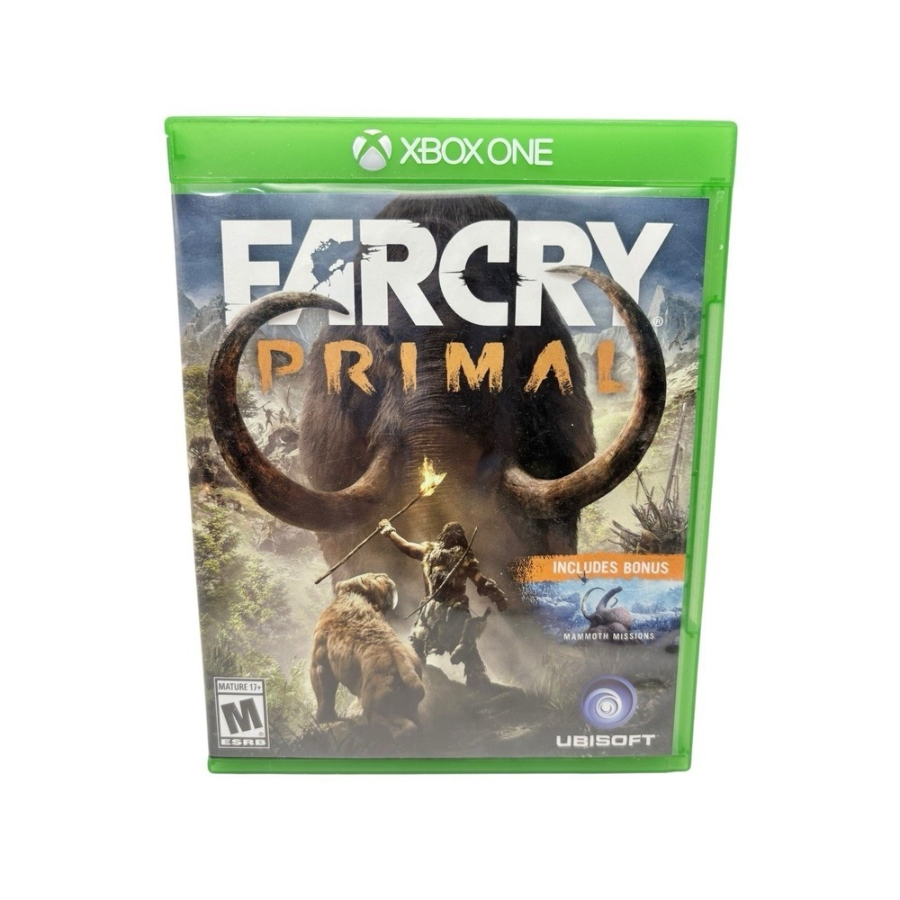 Far Cry Primal‎ Xbox One Complete CIB – Tested & Working – Includes Mammoth